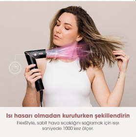 Resim Shark FlexStyle 5-in-1 HD446EU Saç Kurutma & Şekillendirme Sistemi - Black/Rose Gold 