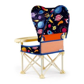 Resim Minimono Tenteli Portatif Mama Sandalyesi - Uzay 