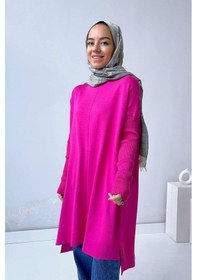 Resim Kahijab Mira Merserize Tunik - Fuşya Fuşya 