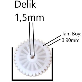Resim Popüler Philips Epilasyon HP2843-44 Uyumlu Dişli Yedek Parça Bre225 Dişli 