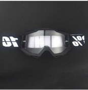 Resim Maoyaya 100% Motosiklet Gözlükleri Açık Hava Bisiklet Kaskı Spor Gözlükleri - Siyah Çerçeve Şeffaf Lensler 