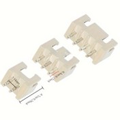 Resim 230 parça XH2.54 Terminal Bağlantı Kiti, 2p 3p 4p 5pin Konnektör Kafaları, Erkek ve Dişi 2.54mm Aralık Bağlantıları ile Pimler, Elektronik Projeleri için Karışık Set, Depolama Kutusu ile 