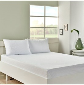 Resim Taç Perfect Çift Kişilik Yatak Alezi Beyaz (553832335) Beyaz 