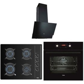 Resim Teka Hak 629 Bk - GBC 64002 KBC - TVT 60.1 Ankastre Set Siyah 