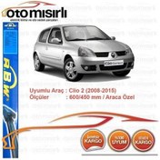 Resim Rbw Renault Clio 2 2008-2015 Ön Silecek Takımı 