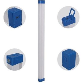 Resim Powermaster T550 50cm 60w Çubuk Portatif Led Işıldak Şarjlı Tüp Lamba 1500mah Çok Renkli 