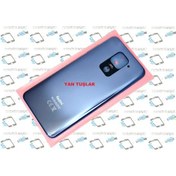 Resim Xiaomi Redmi Note 9 KASA Arka Kapak Batarya Kapağı MAVİ 