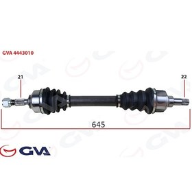 Resim Komple Aks Sol Peugeot 206 1.4-1.6 Tu5 98-06 645mm 3272.9e-3272.8e 