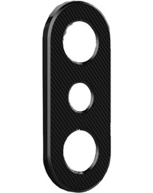 Resim Microcase Xiaomi Redmi Mi Mix 3 Kamera Lens Koruma Halkası - Kapalı Tasarım Siyah 