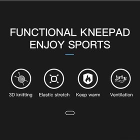 Resim Neevoyu Esnek Ve Nefes Alabilen Silikon Dizlik - Koşu, Bisiklet, Yoga İçin Rahat Diz Koruma Çok Renkli 