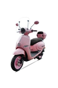 Resim Yuki Bellini 50 Benzinli Scooter - Pembe 