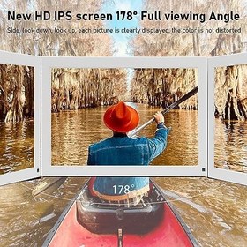 Resim 15,6 İnç WiFi Dijital Resim Çerçevesi, 1080x1920 HD Dokunmatik Ekran Fotoğraf Çerçevesi Elektronik, Otomatik Döndürme, Uygulaması Ile Her Yerden Anında Fotoğraf (AB 