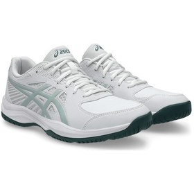 Resim Asics Court Slide 4 Erkek Tenis Ayakkabısı Beyaz - Yeşil 