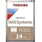 Resim Toshiba 14TB N300 7200RPM SATA 512MB HDWG51EUZSVA 