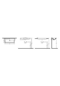Resim Isvea Absolute D37 Kompakt Lavabo 81 CM 