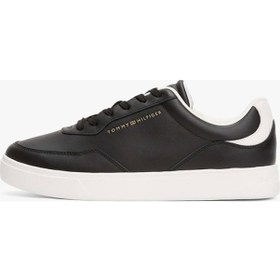 Resim Tommy Hilfiger Günlük Düz Tabanlı Kadın Sneaker Fw0fw08689bds Siyah 