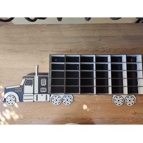 Resim BELİNAY ÇOCUK DÜNYASI Siyah-beyaz Tır Rafı-boş Kasa 