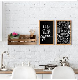 Resim Bk Home Dekoratif Doğal Ahşap Raf Ve 2’Li Mutfak Konseptli Ahşap (551038315) 