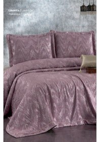 Resim Güzide Ev Modası Modern Yatak Örtüsü Ahenk Lavanta Diğer 