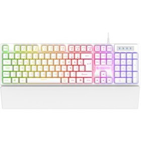 Resim Rampage KB-RX77 RUNNER Rainbow Beyaz Gaming Klavye 