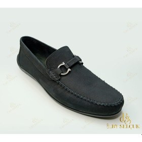 Resim Loafer Nubuk Deri Siyah Nubuk 