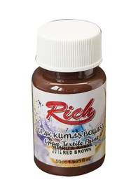 Resim Rich Akrilik Kumaş Boyası 3012 Kızıl Kahve 50 Cc. 