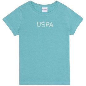 Resim U.S. Polo Assn. Kız Çocuk Bisiklet Yaka Tişört Mint 