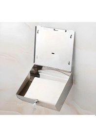 Resim Maxiflow Z Katlama 430 Kalite Kağıt Havluluk 400'lü Wc Kağıt Dispanseri Duvara Monte Krom 