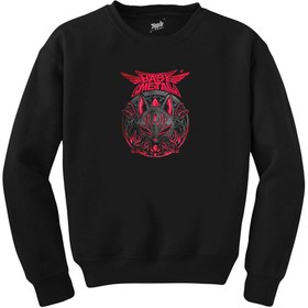 Resim Babymetal Maneki Neko Siyah Sweatshirt - L / Siyah 