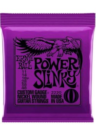 Resim Ernie Ball P02220 Elektro Gitar Teli Power Slinky 11-48 