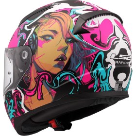 Resim Ls2 Rapid 2 Cyberg Kapalı Kask 