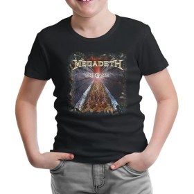 Resim Lordd T-Shirt Lorddd T-Shirt T-Shirt Megadeth - End Game Siyah Çocuk Tshirt 