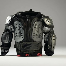 Resim Motoanl Motosiklet Çocuk Body Armor Full Koruma Giysi S Beden 4 Mevsim Kullanıma Uygun Koruyucu 