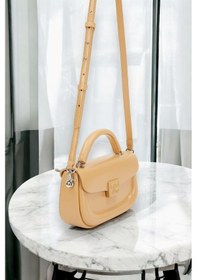 Resim Levidor Özel Renk El Ve Kol Çantası Olarak Tasarlanmış Suni Deri Bayan Omuz Çantası Levdr.7363930234khv Kahve Rengi Kahverengi 