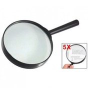 Resim -plastik Siyah Yuvarlak Kolu 100mm Dia Büyüteç 5x Büyüteç 