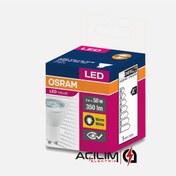 Resim 10 Adet Osram 4.5W 50W Gu10 Duy 3000K Sarı Led Çanak Spot Ampul 