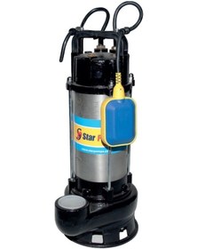 Resim Star Spf 100 1hp 380v Döküm Çarklı Panolu Foseptik Dalgıç Pompa 