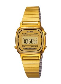 Resim Casio La670wga-9df Quartz Çelik Altın Rengi 25 Mm Kadın Kol Saati Altın 