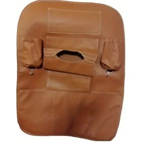 Resim Chuangyinshop Regular Style Brown Pu Malzeme Araç Kolçak Çantası Ve Organizer Tüm Mevsimler İçin 