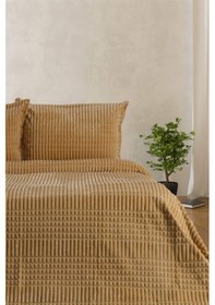 Resim Merinos Modern Line 2 Parça Battaniye Seti - Bej 