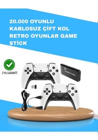 Resim Bfs Kablosuz Retro Tv Oyun Konsolu 30.000+ Oyun, Hd Çıkış & Kablosuz Gamepad İle Efsanevi Oyun Den 
