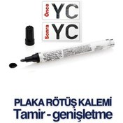 Resim Modacar Plaka Yazma Rötüş Kalemi Plaka Kalemi Siyah 