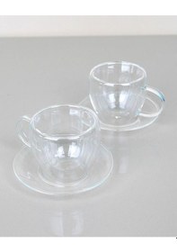 Resim Perotti Çift Cidarlı 4 Parça Cam Kahve Fincanı 10648 