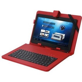 Resim Wontis Vodafone Smart Tab N8 10.1" Universal Türkçe Klavyeli Tablet Kılıfı+Otg 