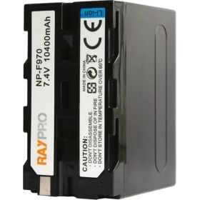 Resim Raypro Sony Kamera ve LED Işıklar için NP-F960 NP-F970 Batarya 10.400 mah. Yüksek Kapasiteli Pil 
