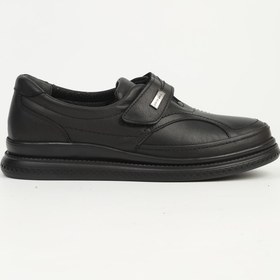 Resim Pierre Cardin Kadın Siyah Deri Spor Ayakkabı PC-55350 