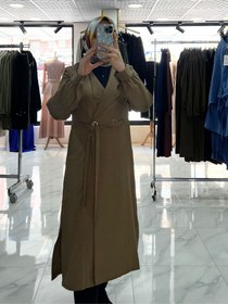 Resim Keten kumaş Bağcıklı Kap - Siyah / 44 