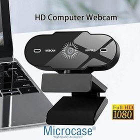 Resim Microcase 1080P 360 Dönerli Mandal Kıskaçlı Full Hd Webcam Kamera ZR807 - AL5149 