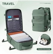 Resim Motion003 Uçuş Onaylı Army Green Sırt Çantası Hafif Çok Bölmeli 180 Açılış Seyahat Diğer 