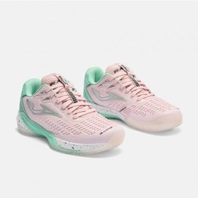 Resim Joma Trals2613ac Rapid Lady Sert Ve Toprak Kort Kadın Tenis Ayakkbısı - Pembe/yeşil 